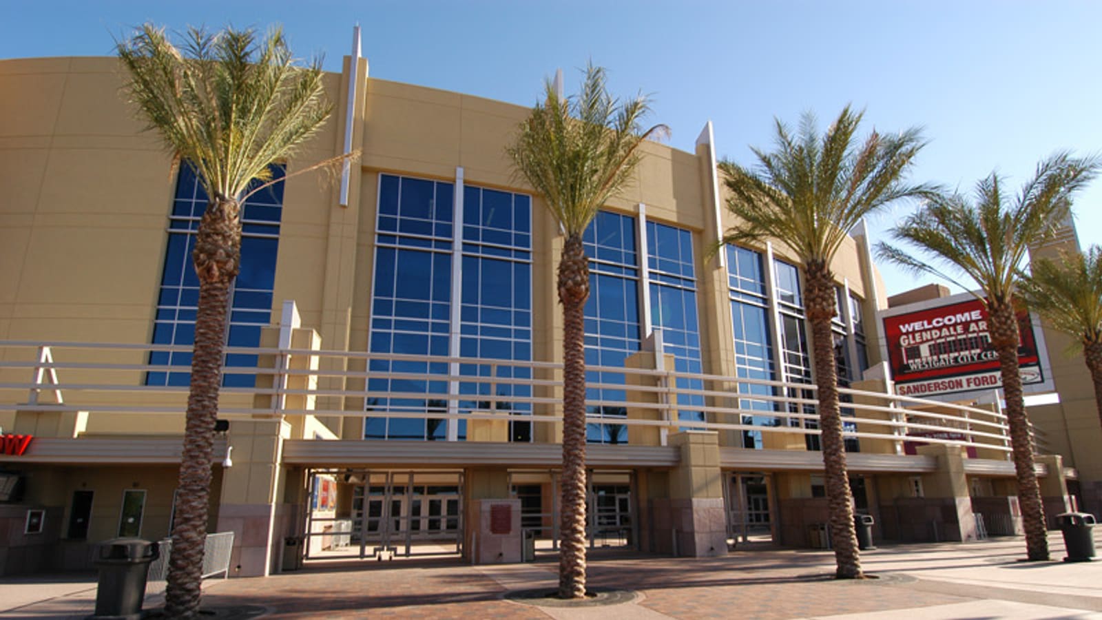 The arena in Glendale, Arizona now known as Desert Diamond Arena