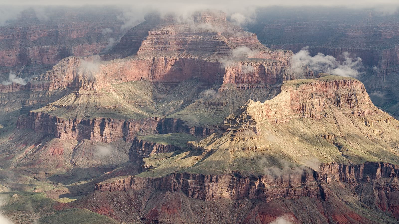 The Grand Canyon seen from Mather Point on the South Rim
