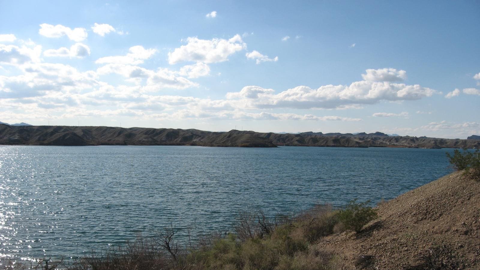 Lake Havasu City on the shores of Lake Havasu in western Arizona