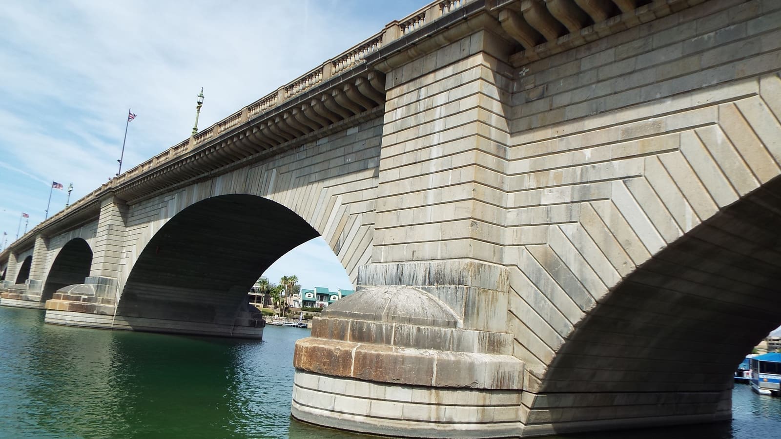 London Bridge over the channel in Lake Havasu City, Arizona