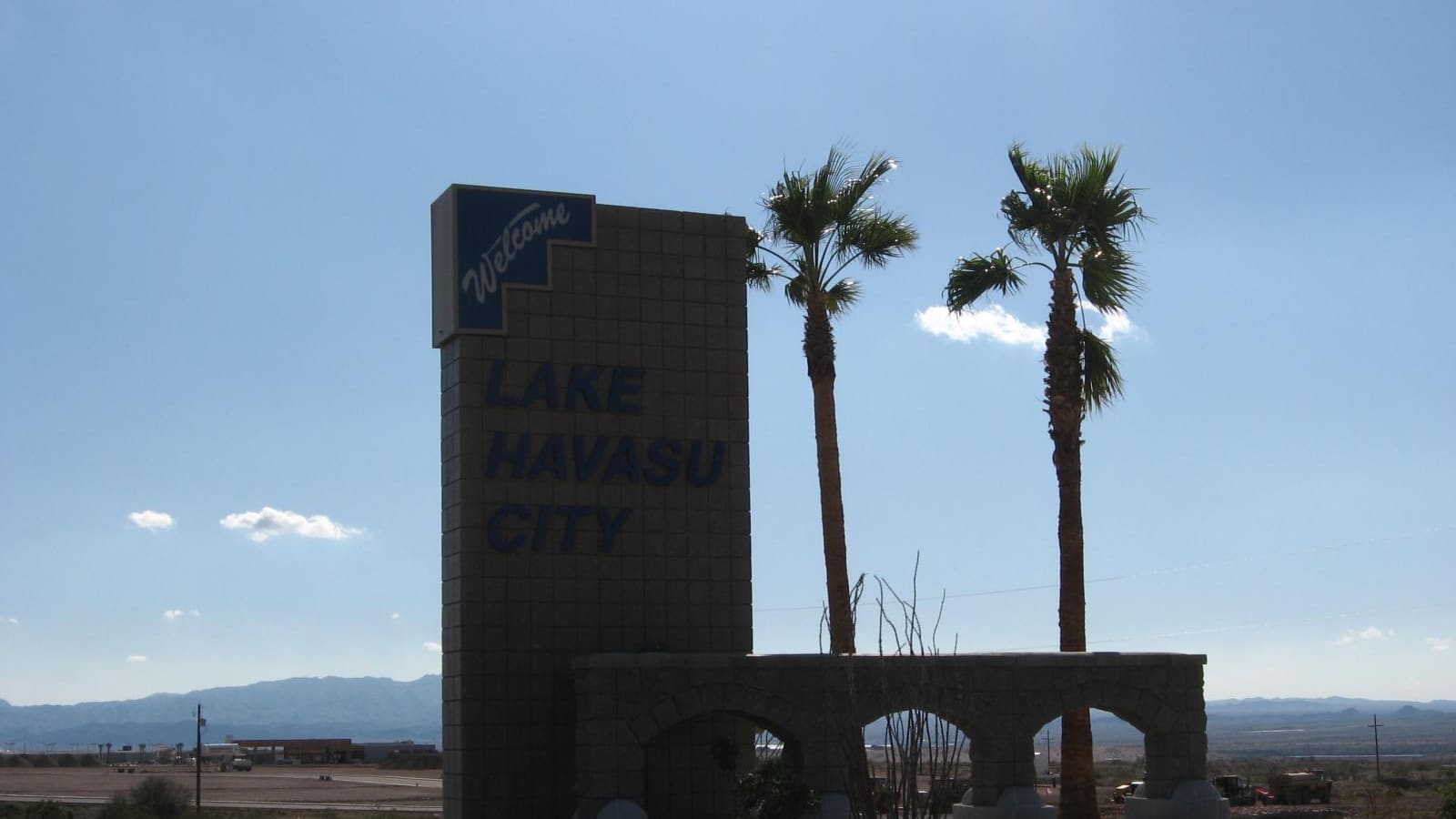 A view of Lake Havasu City, Arizona