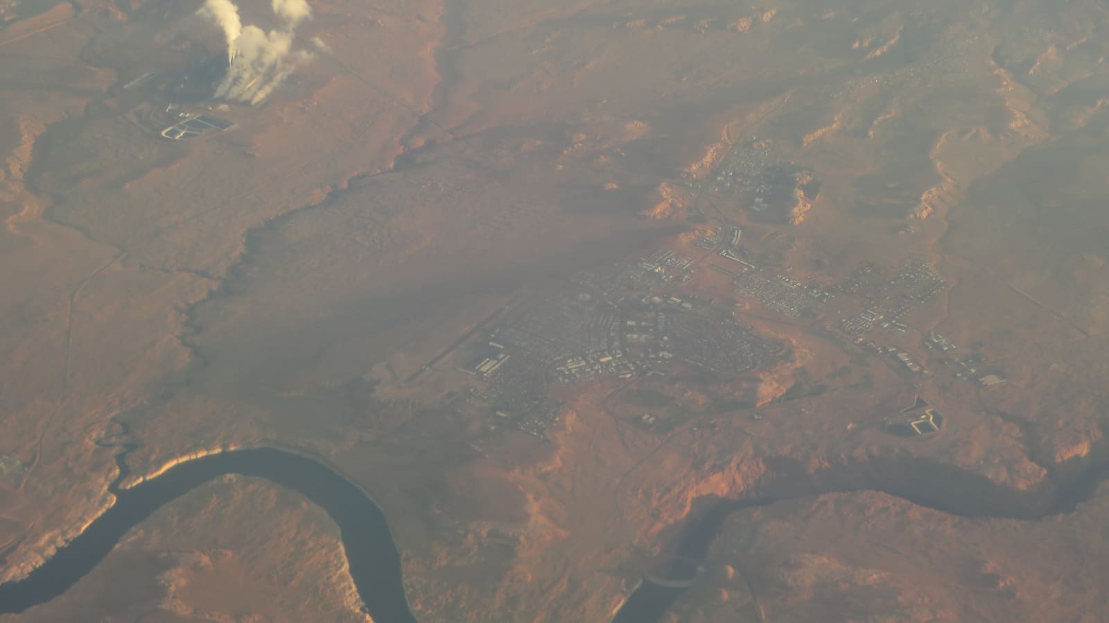 The town of Page, Arizona, gateway community to Lake Powell