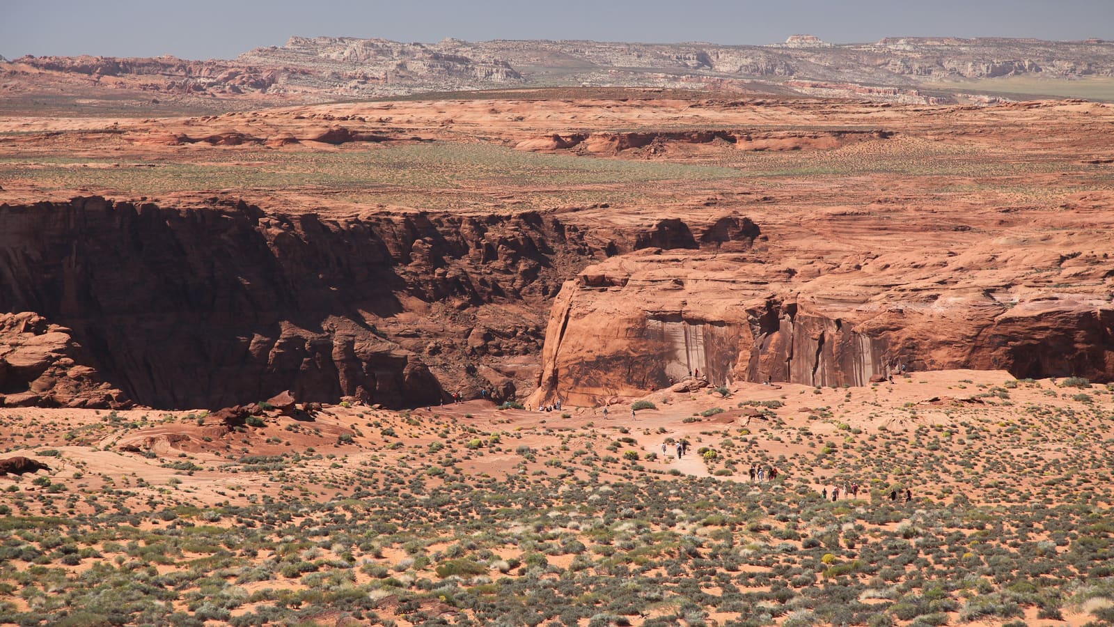 Overlook of Horseshoe Bend on the Colorado River near Page, Arizona