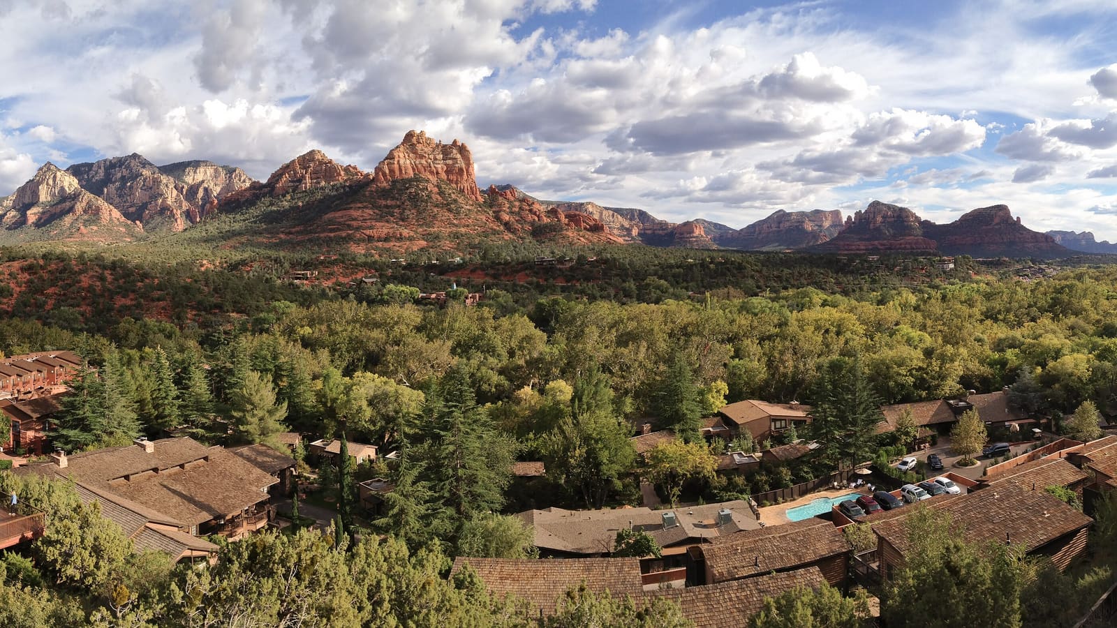 The red rock formations of Sedona, Arizona, north of Phoenix