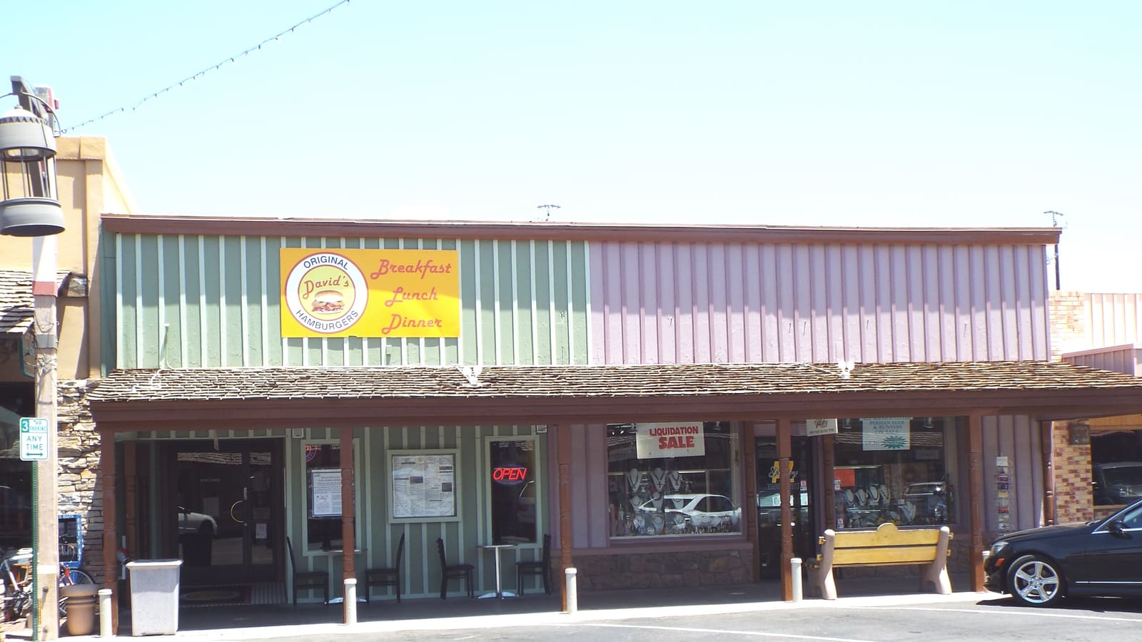 The historic Lu Lu Belle building on Main Street in Old Town Scottsdale, Arizona
