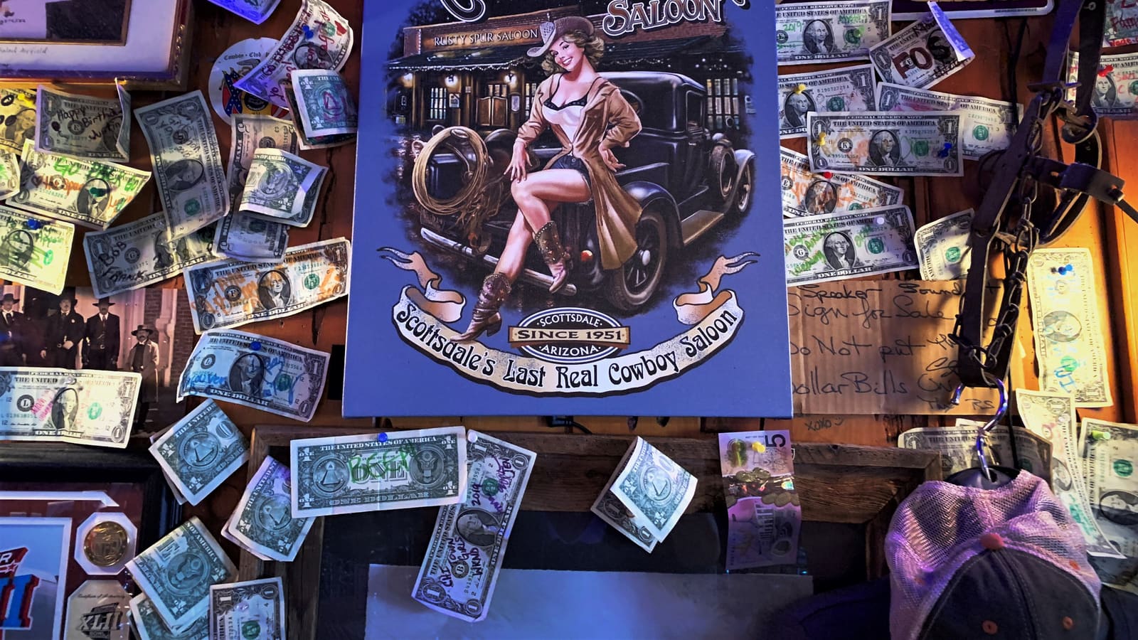 The Rusty Spur Saloon, a longtime bar in Old Town Scottsdale, Arizona