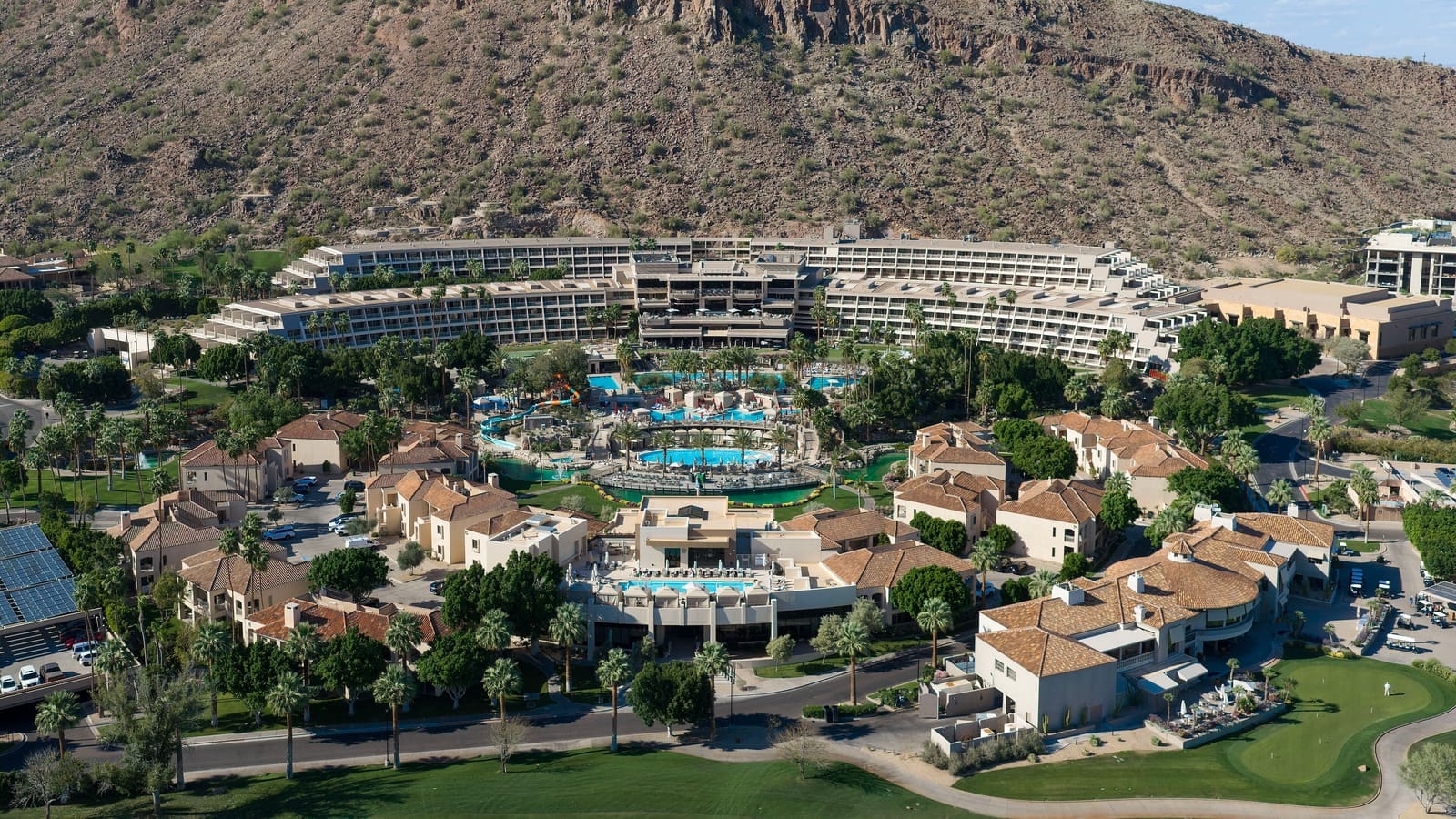 The Phoenician, a luxury resort at the base of Camelback Mountain in Scottsdale, Arizona