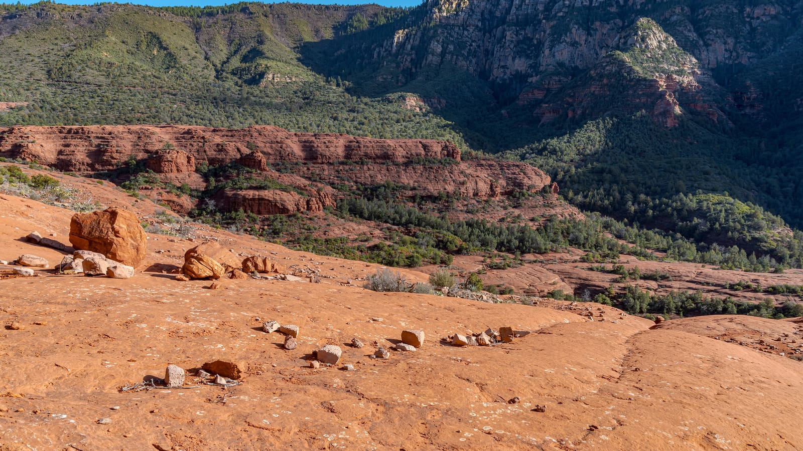 The Mitten Ridge trail system near Sedona, a popular mountain-biking area