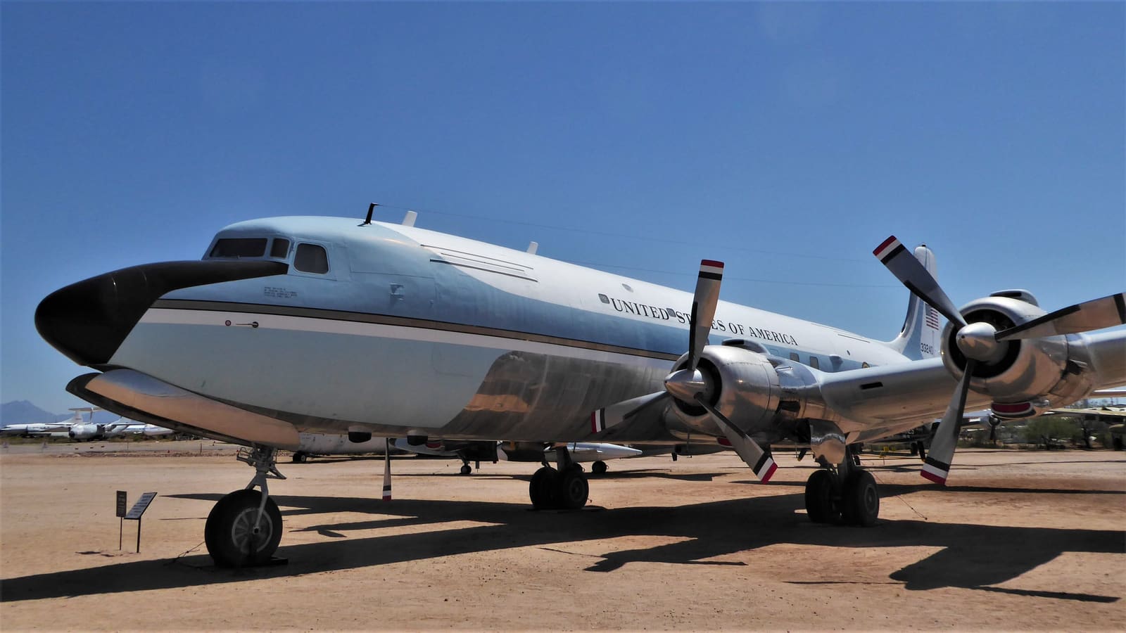 Aircraft on display at the Pima Air & Space Museum in Tucson, Arizona