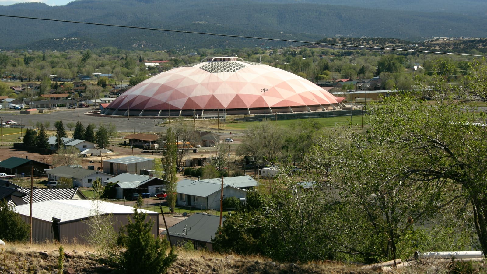 A vista over Springerville and Round Valley, Arizona