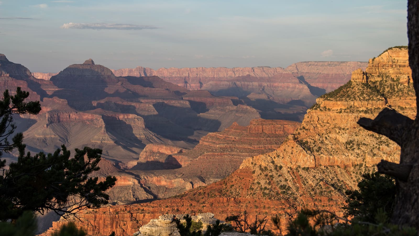 The South Rim of the Grand Canyon near Tusayan, Arizona