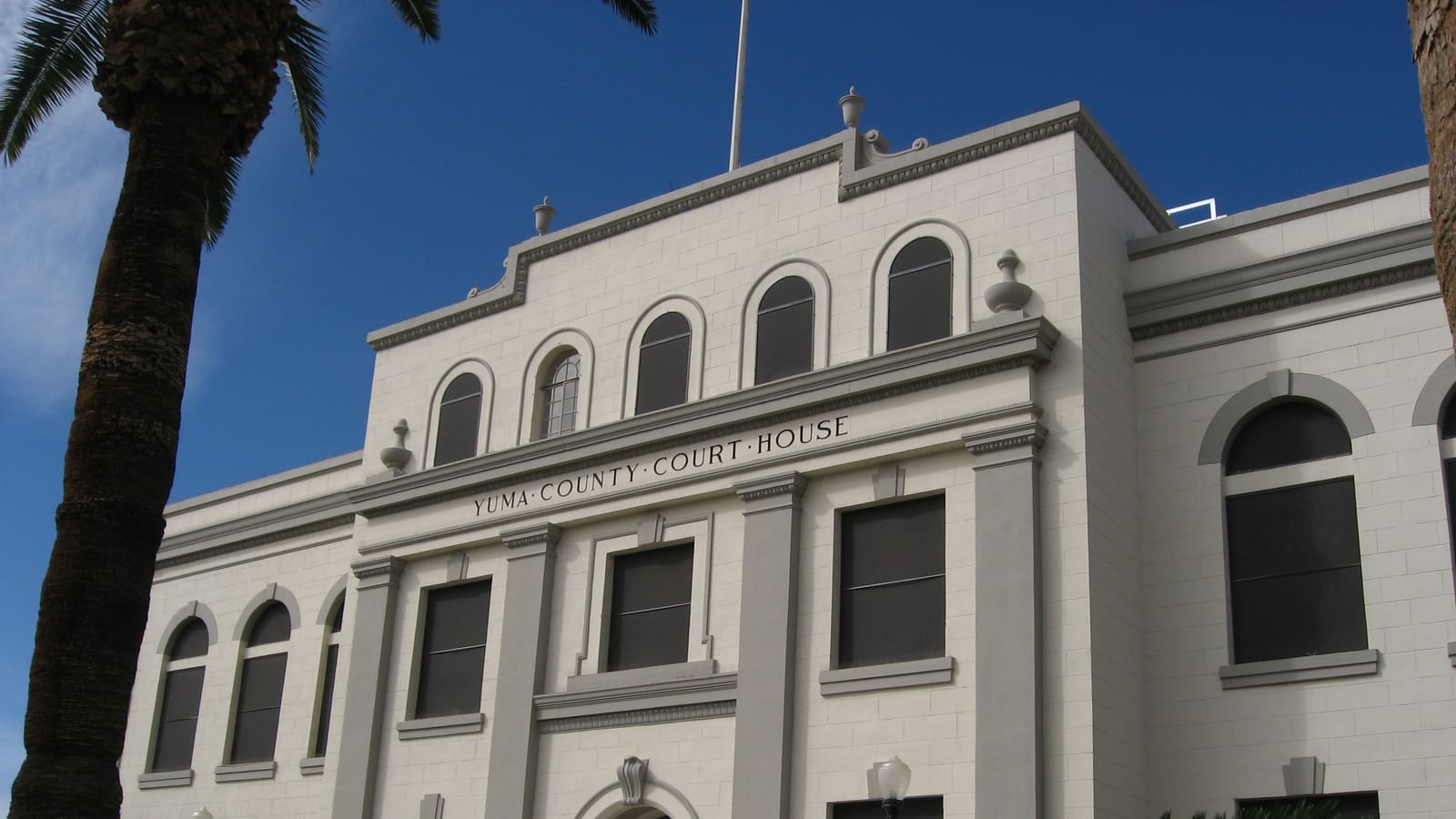 The Yuma County Courthouse in downtown Yuma, Arizona