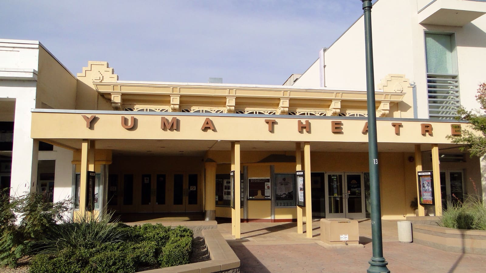 The historic Yuma Theatre on South Main Street in downtown Yuma, Arizona
